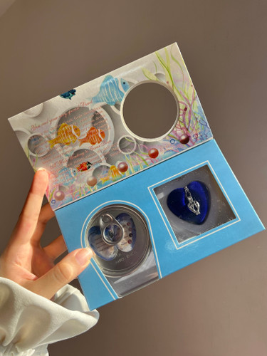 گردنبند صدف گردنبند | صدف مروارید واقعی | رنگ رندوم