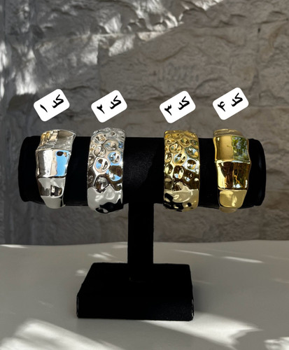 بنگل پلکسی نقره ای و طلایی | آبکاری رادیوم