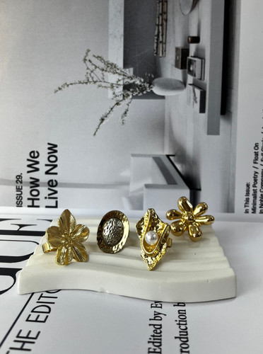 انگشتر ورشو فری سایز | رنگ ثابت آبکاری قوی