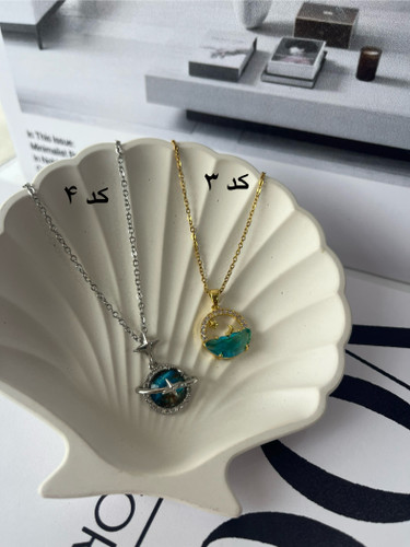 گردنبند سوارسکی | طرح زهل و دریا | آبکاری رادیوم مراقبتی