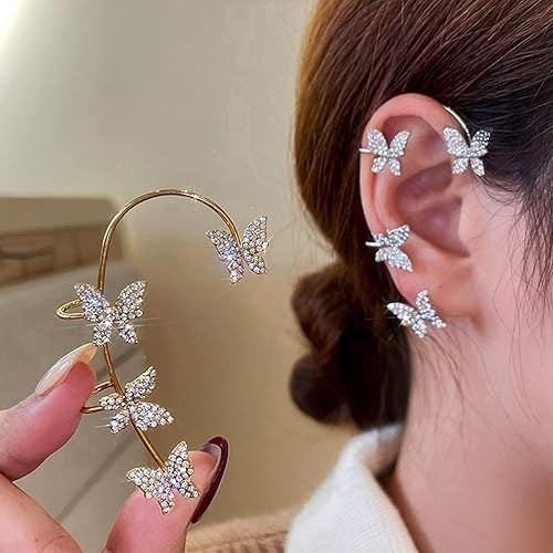 ایرکاف پروانه | طلایی و نقره ای | برنج آبکاری رادیوم مراقبتی