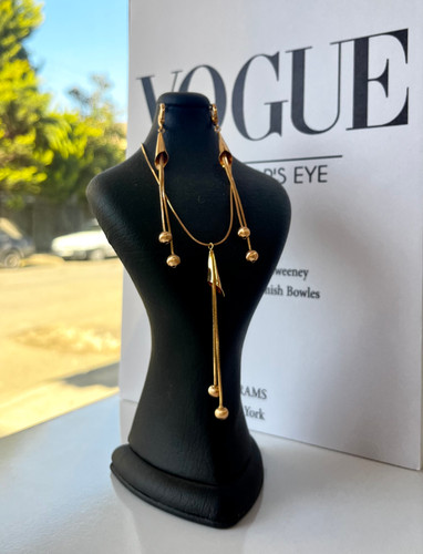 نیم ست شیپوری | برند ysx | آبکاری طلا | کیفیت فوق العاده | رنگ ثابت