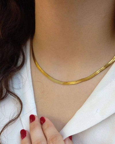 زنجیر و دستبند ماری ۴ میل استیل | فول استیل رنگ ثابت | کیفیت درجه ۱