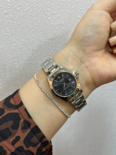 ساعت کاسـ*ـیو کلاسیک زنانه | تاریخ شمار | بند استیل رنگ ثابت | دور قاب مراقبتی | بند قابل سایز شدن | کیفیت درجه ۱