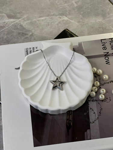 گردنبند ستاره نیمه نگین | برند ژوپینگ | کوپر آبکاری طلا | کیفیت درجه ۱