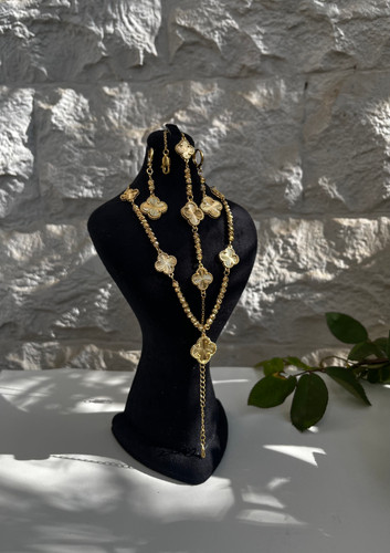 سرویس ونکلیف | طرح توپک طلا البرنادو متحرک | برند NYH | جنس برنج آبکاری طلا | کیفیت درجه ۱