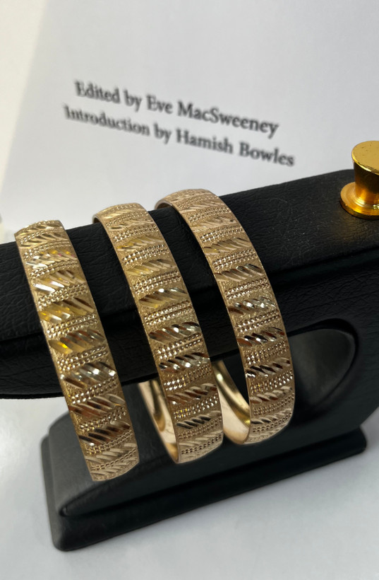 النگو زنانه طرح تراش جواهری طلا روس ۱۲ میل رنگ ثابت