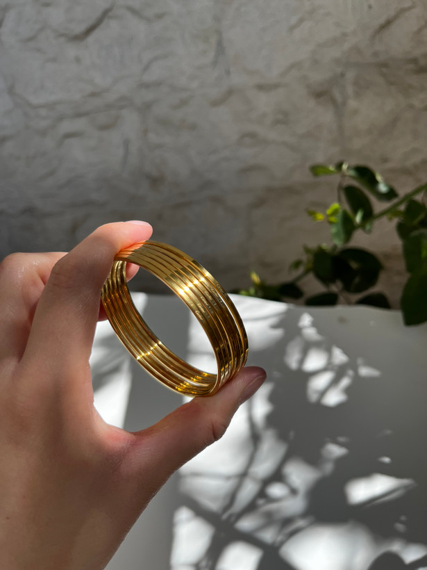 النگو زنانه آینه ای کارتیر ۲ میل (پک ۶ عددی) استیل رنگ ثابت مراقبتی ضد حساسیت