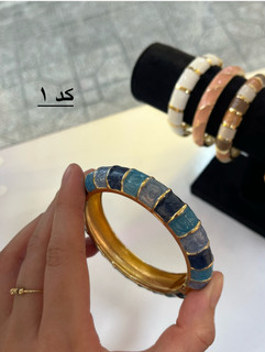 بنگل مینا کاری زنانه فری سایز ضد حساسیت