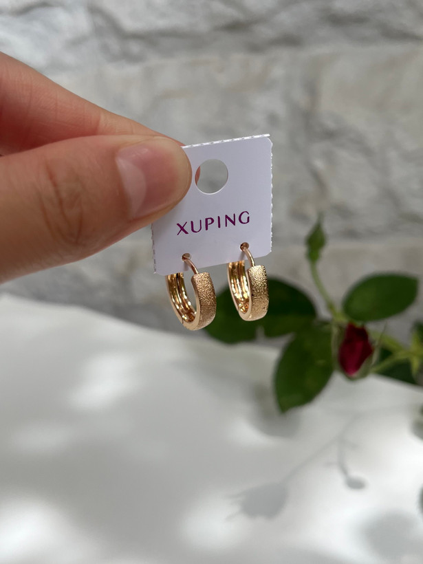 گوشواره رینگ تراش جواهری ژوپینگ ضد حساسیت