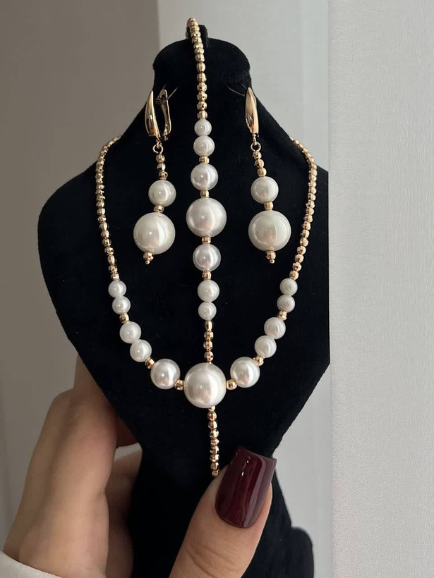 سرویس گوی و مروارید ژوپینگ رنگ ثابت ضدحساسیت
