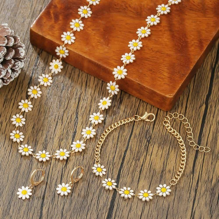 سرویس بابونه طلایی یک طرفه استیل رنگ ثابت ضد حساسیت