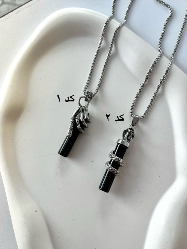 گردنبند مردانه وارداتی ترند استیل رنگ ثابت