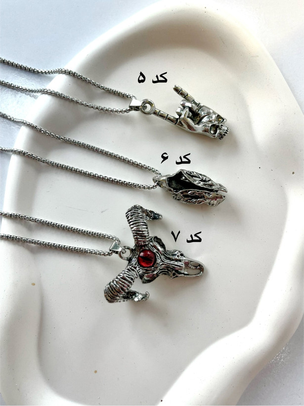 گردنبند مردانه وارداتی ترند استیل رنگ ثابت