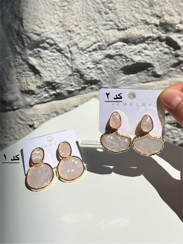 گوشواره میناکاری | لوکس و فشن | ماندگاری رنگ بالا | ضد حساسیت