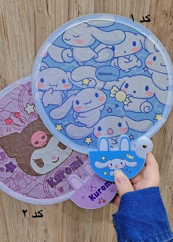 بادبزن دستی بچگانه تابستانه سبک و راحت