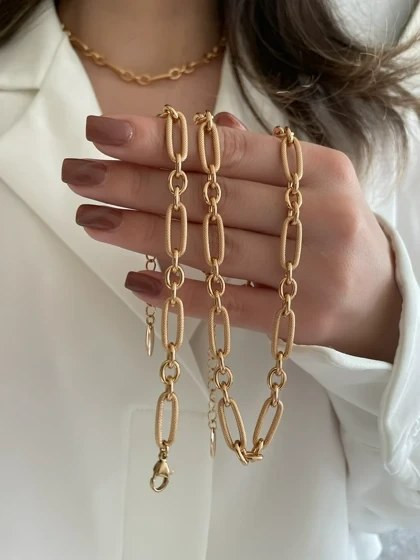سرویس زنانه دیوید یورمن برند ژوپینگ طرح طلا رنگ ثابت